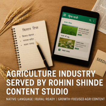 Agriculture Industry Served by Rohini Shinde