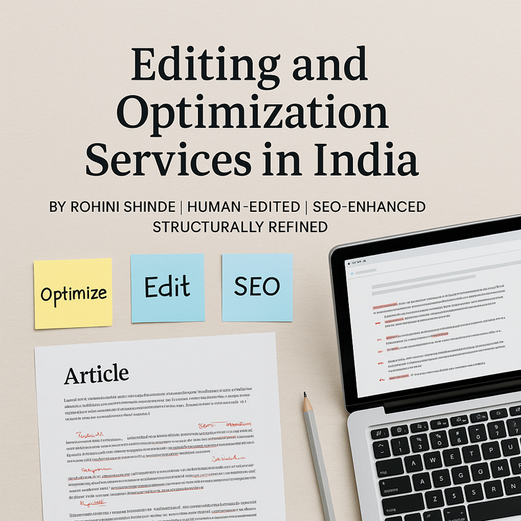 Editing and Optimization Editing and Optimization Services in India