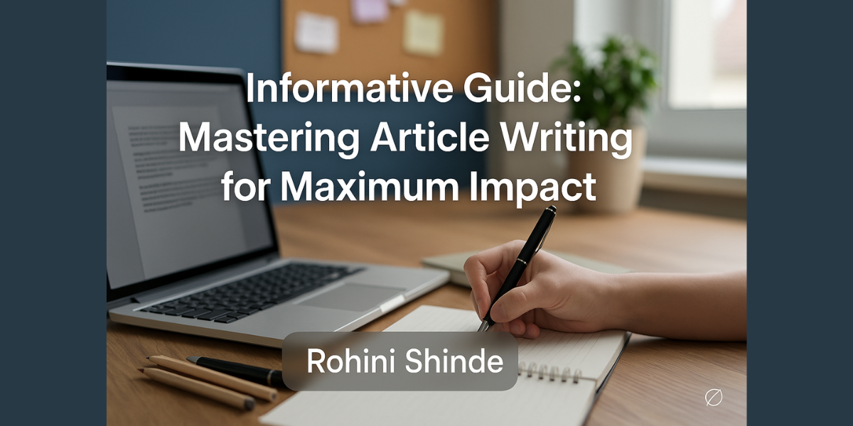 Mastering Article Writing for Maximum Impact