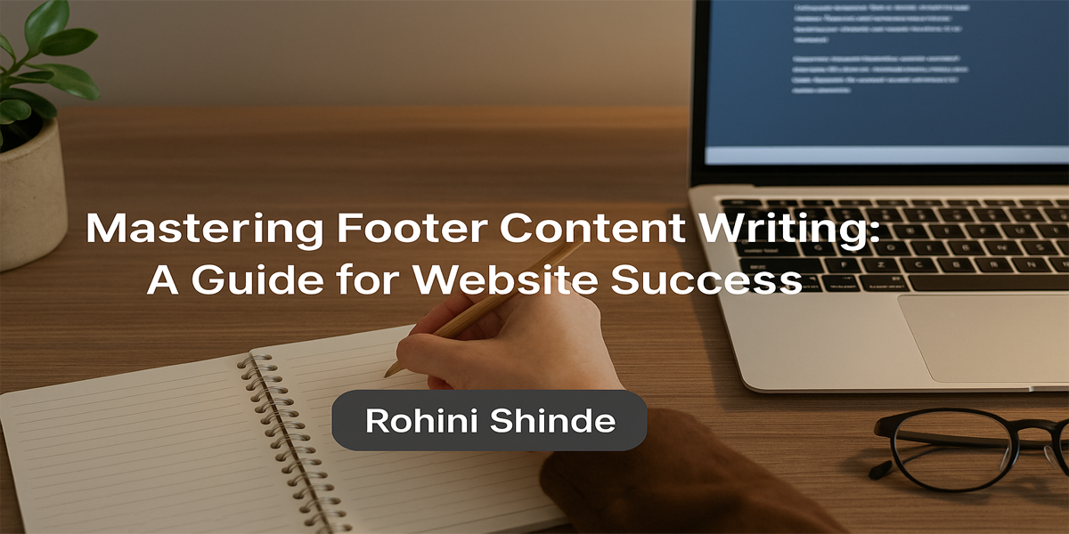 Mastering Footer Content Writing