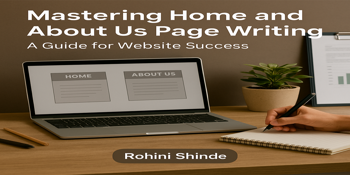Mastering Home and About Us Page Writing Mastering Home and About Us Page Writing