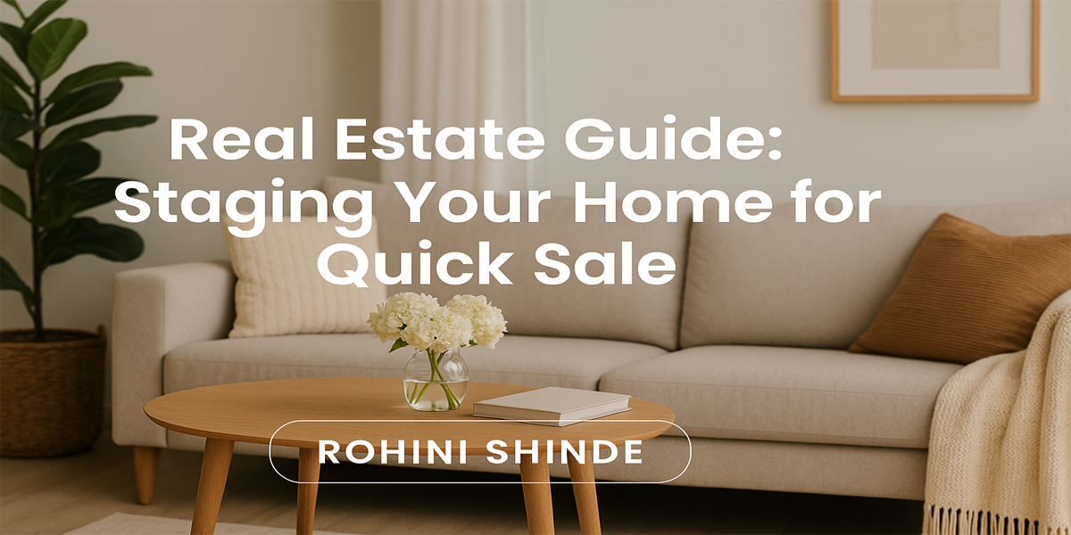 Real Estate Guide Staging Your Home for a Quick Sale