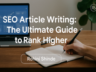 SEO Article Writing The Ultimate Guide to Rank Higher on Search Engines