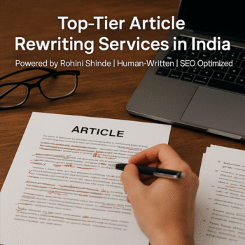 Top-Tier Article Rewriting Services in India